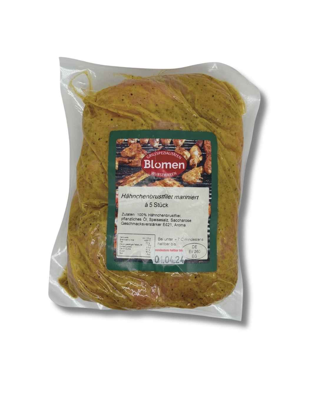 Hähnchenbrustfilet mariniert 5 Stück ca. 700g